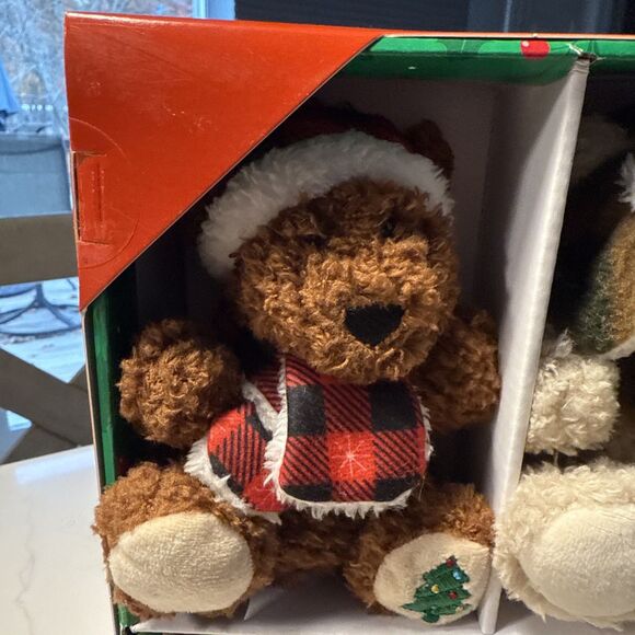 NIB 12 Piece Hugfun Plush Christmas Ornament Collection Snowmen Reindeer Moose - Picture 3 of 15